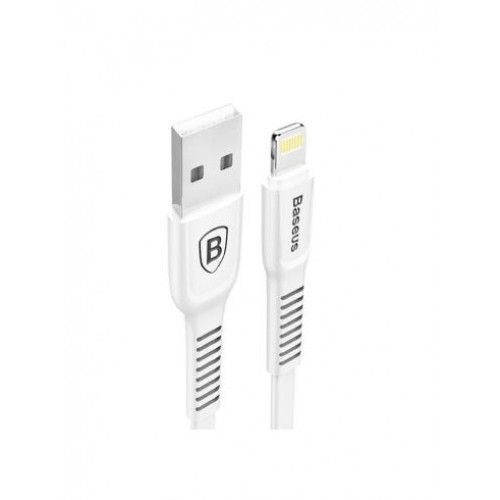 Кабель Baseus Tought Series, USB - 8 pin 1.0м, 2A, силикон, плоск...