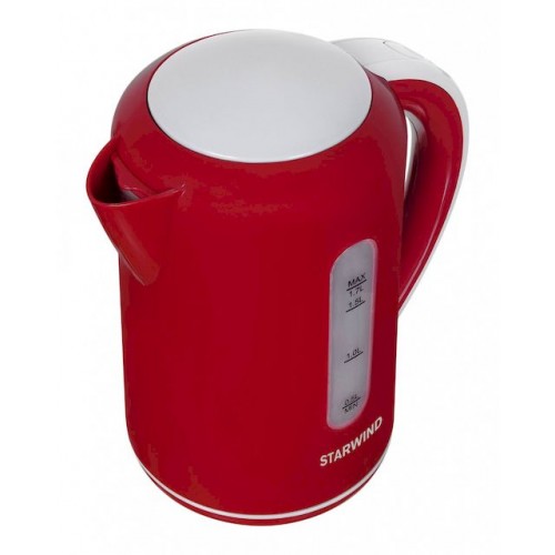 Чайник электрический Starwind SKG1021 красный (2200 Вт, объем - 1