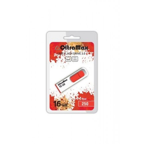 USB флэш-накопитель OltraMax 16GB 250 Red (Код: УТ000029467)