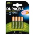 Аккумулятор Duracell R03 AAA 4BL NI-MH 850/900mAh (4/40/33000) (Код: УТ000006555)
