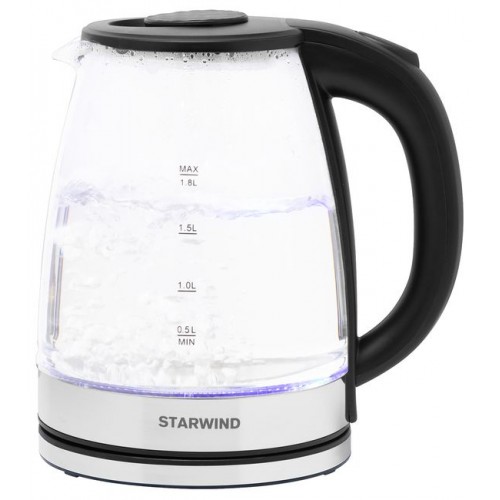 Чайник электрический Starwind SKG2050 черный/серый (1800 Вт, объе