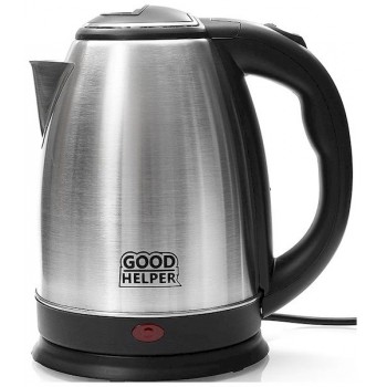 Чайник электрический GoodHelper KS-18B02 черный (1500 Вт, объем - 1.8 л, корпус: металл) (Код: УТ000015902)