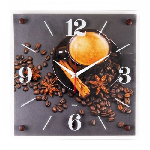 Часы настенные Рубин 3535-010 (10) "Кофе и корица"
