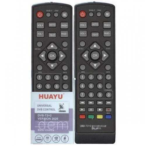 Пульт HUAYU T2+3+TV ver 2021