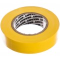 Изолента Premier 15 мм х 25 м  жёлтая 5 pcs [5! /200] (Код: УТ000013244)