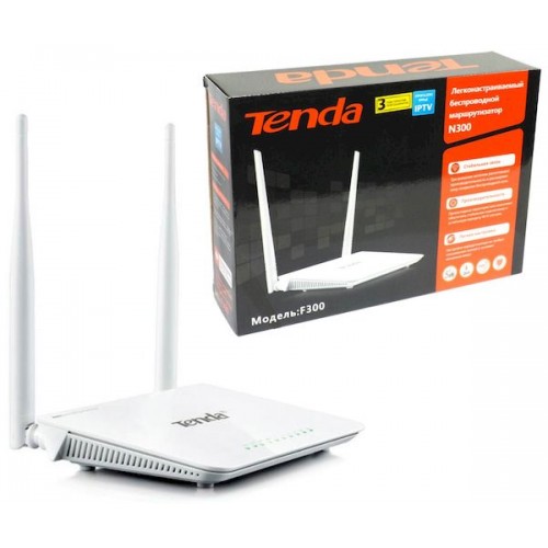 Беспроводной маршрутизатор Tenda F300 300Мбит/с Router