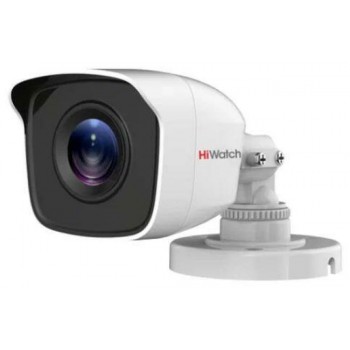 Видеокамера аналоговая 2 Mp уличная HiWatch цилиндрическая, f: 2.8 мм, 1920*1080, LED:20 м, микрофон (Код: УТ000033794)