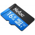 Карта памяти Netac P500 MicroSD 16GB P500 Standard UHS-I / Class 10 (90 Mb/s) + SD адаптер (Код: УТ000016912)
