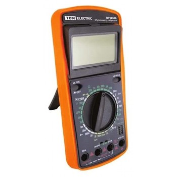 Мультиметр цифровой ударо- пыле- защищенный серия "МастерЭлектрик", DT9208A TDM (Код: УТ000032224)