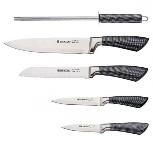 Набор ножей HERZOG HR-SND5-CRB (10) (Код: УТ000038502)...