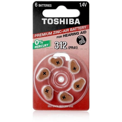 Элемент питания TOSHIBA ZA 312 6BL (6/60) (Код: УТ000039690)