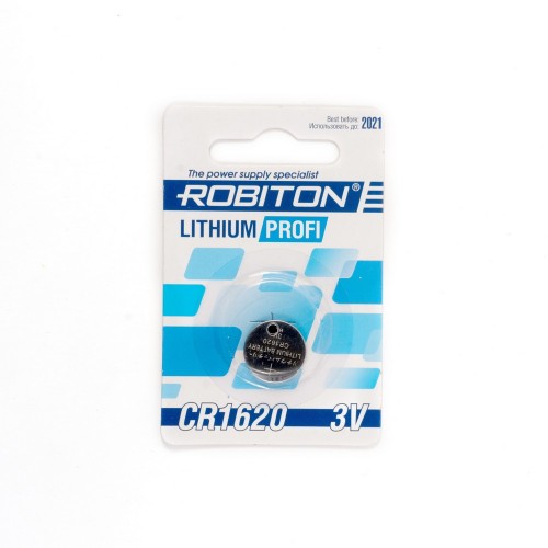 Элемент питания Robiton Profi R-CR1620-BL1 CR1620 1BL (Код: УТ000...