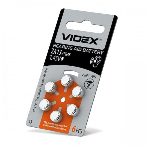 Элемент питания Videx ZA13 (Blister) (6/60) (цена за 1 шт (не бли