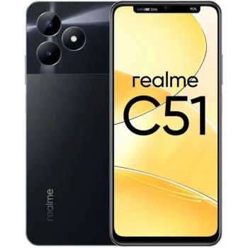 Смартфон Realme C51 4Gb/128Gb Черный РСТ (Код: УТ000037344)
