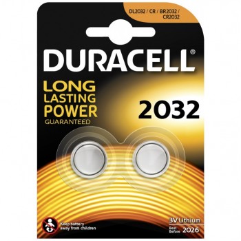 Элемент питания Duracell CR2032 2BL (20/200) (цена за 1 шт (не блистер) (Код: УТ000002391)
