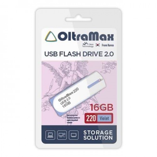USB флэш-накопитель OltraMax 16GB 220 Violet (Код: УТ000040489)