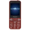 Мобильный телефон Maxvi P3 РСТ 32Mb/ Красный (Код: УТ000022290)