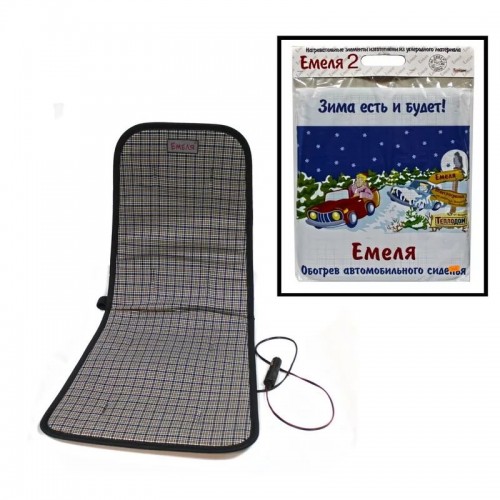 Накидка c обогревом сидения Емеля-2 (1 шт) (Код: 00000000936)