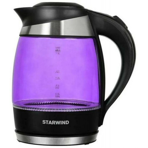 Чайник электрический Starwind SKG2217 фиолетовый (2200 Вт, объем 