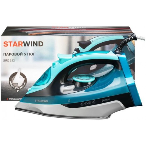 Утюг Starwind SIR2652 бирюзовый/черный (2600 Вт)