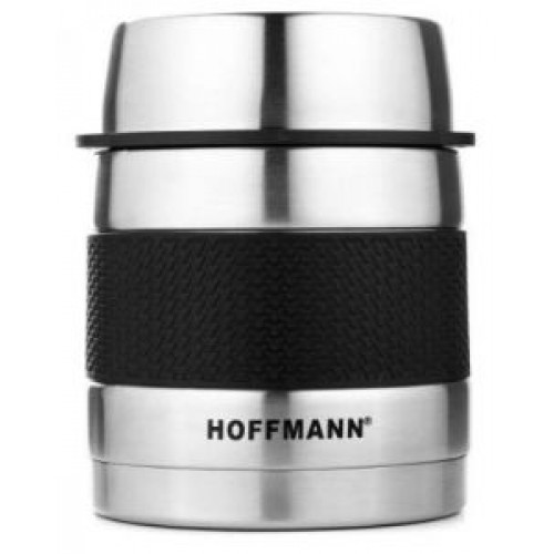 Термос Hoffmann НМ 21112, ланч бокс, 1,0л, черный (для еды) (Код: