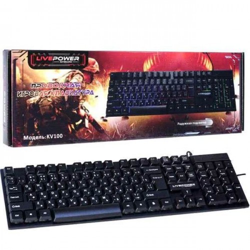 Проводная клавиатура Live-Power KV100 Игровая (Код: УТ000038827)