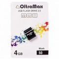 USB Flash накопитель OltraMax 4GB 50  чёрный (Код: УТ000002608)