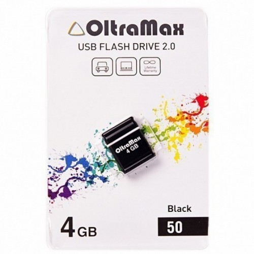 USB Flash накопитель OltraMax 4GB 50  чёрный