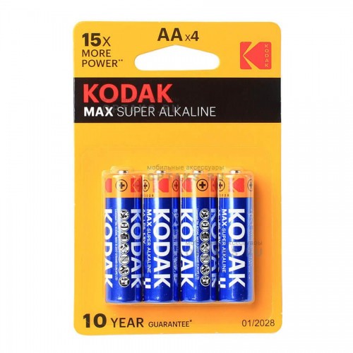 Элемент питания Kodak LR06 MAX 4BL CAT 30952867 (80) (400) (цена ...