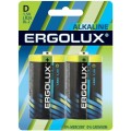 Элемент питания Ergolux LR20 Alkaline 2BL 12 / 96 (цена за 1 шт (не блистер) (Код: УТ000004839)