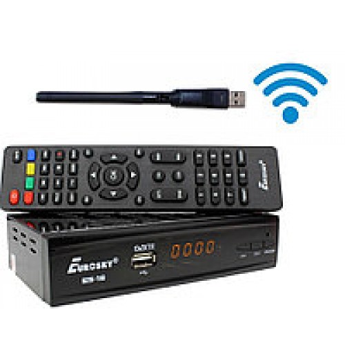 Цифровая приставка T2 Eurosky ES-16 DVB-T2 пластик/display/2*USB