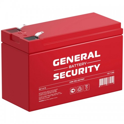 Аккумулятор General Security GSL7.2-12 1 pcs  (Код: УТ000004610)...