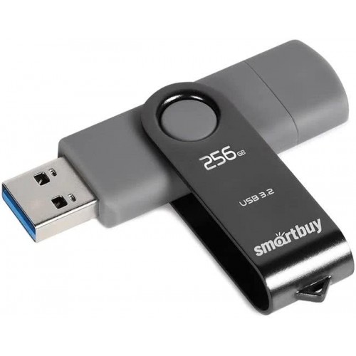 Флеш-накопитель USB 3.0  256GB  Smart Buy  Twist Dual (USB Type-C