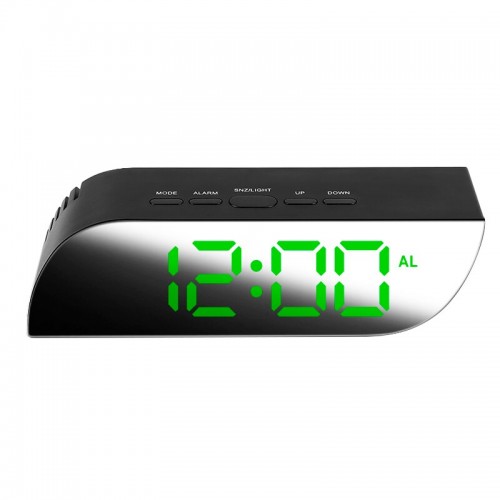 Электронные часы 018 (зеленая подсветка) (Код: УТ000003350)