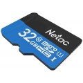 Карта памяти Netac P500 32GB Standard U1/Class 10 (90 Mb/s) + SD адаптер (Код: УТ000015990)