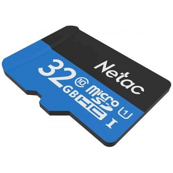 Карта памяти Netac P500 32GB Standard U1/Class 10 (90 Mb/s) + SD адаптер (Код: УТ000015990)