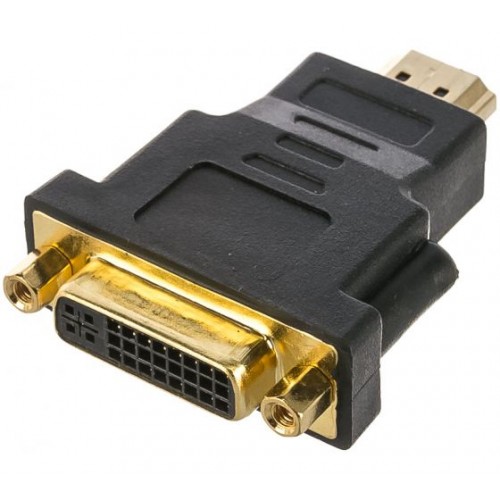 Переходник HDMI - DVI Gembird/Cablexpert, черный (A-HDMI-DVI-1) п