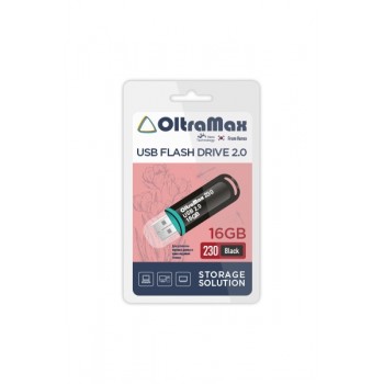 USB Flash накопитель OltraMax 230 32GB Black (Код: УТ000016528)