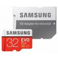 Карта памяти Samsung 32GB microSDHC EVO Plus UHS-1 U1 95MB/s + SD adapter