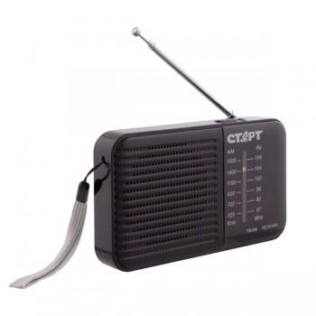 Радиоприемник Старт 001 Black расширенный FM, AM, порт для наушников Размеры:12,5 х 7,5 х 2,5 (Код: УТ000005659)
