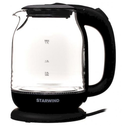 Чайник электрический Starwind SKG1311 черный/серый (2200 Вт, объе