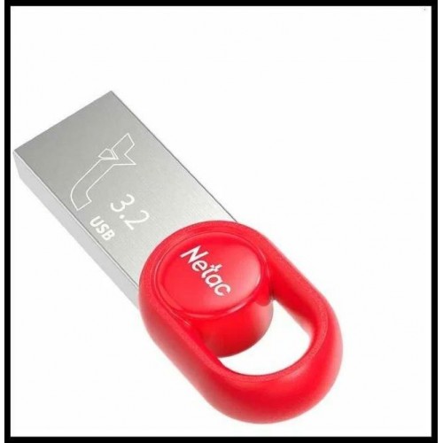 Флеш-накопитель USB 3.2  32GB  Netac  UM2  красный (Код: УТ000034