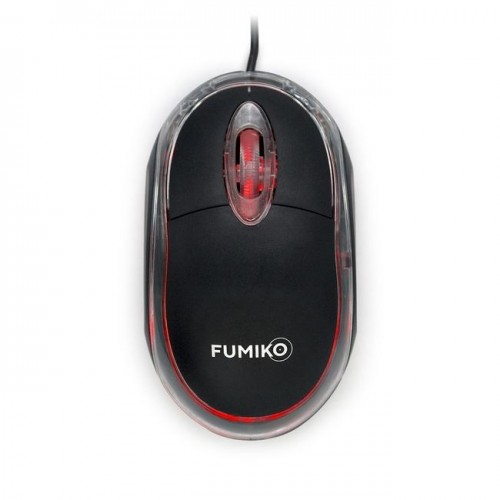 Мышь проводная FUMIKO VOLT черная (Код: УТ000039606)