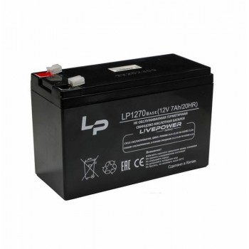 Live-Power LP1270 12V 7Ah (151*65*96mm) Аккумулятор свинцово-кислотный (1/8) (Код: УТ000036286)