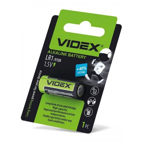Элемент питания Videx LR01 (Blister) (1/12/360)