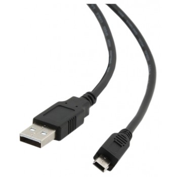Кабель Mirex USB 2.0 AM-miniBM, двойной экран, 1,8м. (Код: УТ000004584)