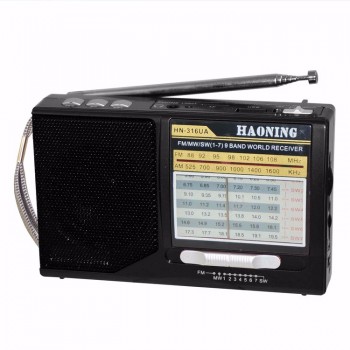 Радиоприемник Haoning HN-316UAT black/red (Код: УТ000003842)