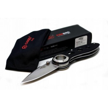 Нож складной "Firebird by Ganzo" с клипсой и петлей для ремня, дл.клинка 80 мм, сталь 440С, цв. чёрный (Код: УТ000021022)
