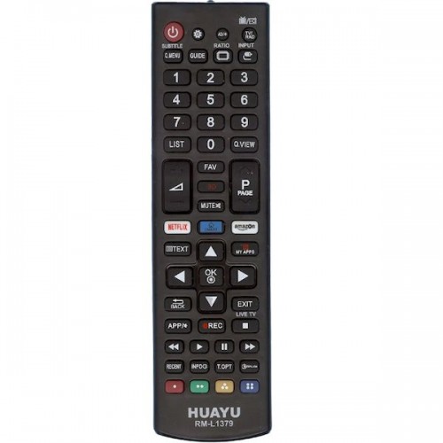 Пульт Huayu для LG RM-L1379 LED TVкорпус AKB75095308 с функциями 