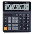 Калькулятор бухгалтерский Deli EM01120 черный 12-разр (Код: УТ000006991)